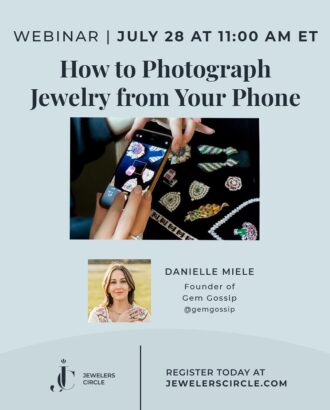 Tips & Tricks – How to Photograph Jewelry Using an iPhone