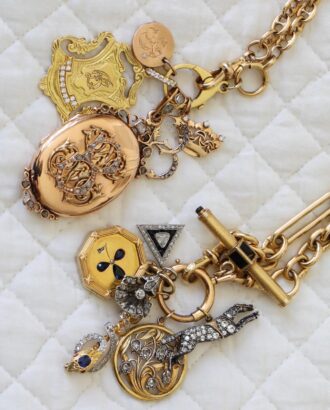 My Vintage Gold Key Charm Collection - Gem Gossip - Jewelry Blog