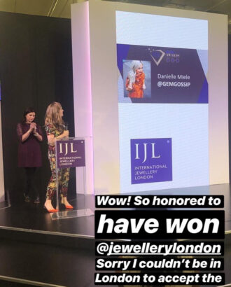 Gem Gossip Wins IJL Award for Social Media Influencer