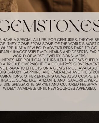 Gemstone + Diamond Education – Presentation by Gem Gossip
